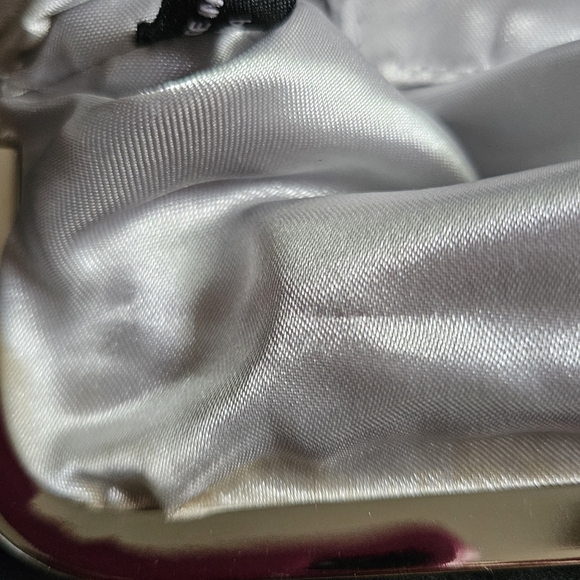 LOFT Silver Sequin Clutch with Chain Strap - Picture 7 of 7